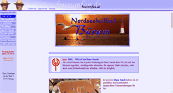 Desktop Screenshot of buesumfan.de